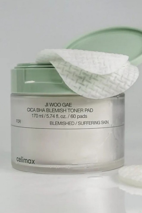 CELIMAX Ji Woo Gae Cica BHA Blemish Toner Pad 170 mlIVET.HU - A te online butikod.