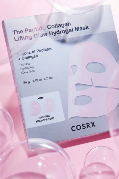 COSRX Peptide Collagen Glow Hydrogel Mask 34g * 3 pcsIVET.HU - A te online butikod.
