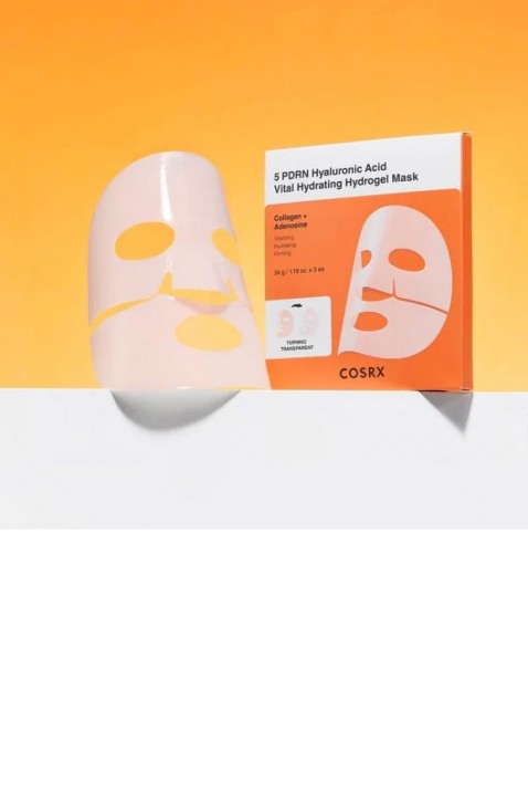 COSRX 5 PDRN Hyaluronic Acid Vital Hydrating Hydrogel Masks 34g * 3 dbIVET.HU - A te online butikod.