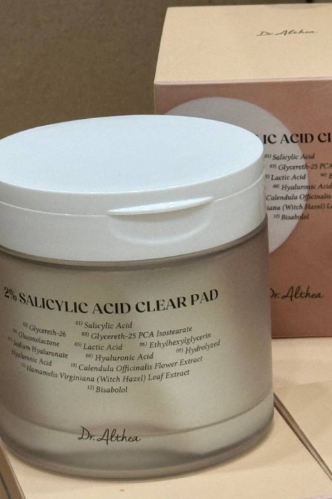 DR. ALTHEA 2% Salicylic Acid Clear Pad 60 dbIVET.HU - A te online butikod.