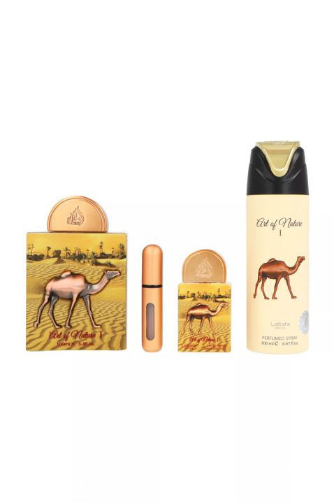 Lattafa Art Of Nature I EDP 100 ml + EDP 20 ml + Dezodor 200 ml unisex arab szettIVET.HU - A te online butikod.