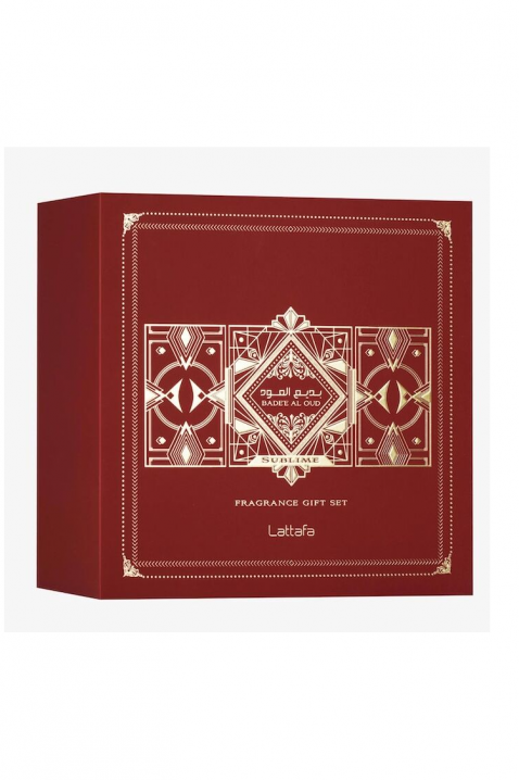 Lattafa Bade`e Al Oud Sublime EDP 100 ml + 12 ml EDP + hajpermet 50 ml unisex arab szettIVET.HU - A te online butikod.