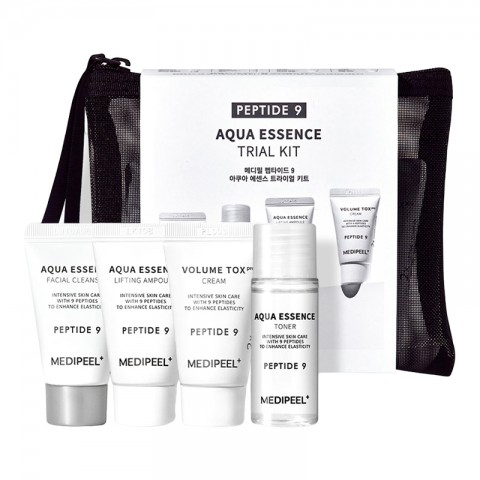 MEDI-PEEL Peptide 9 Aqua Essence Trial Kit (Cleanser15ml+Toner20ml+Ampoule15ml+Cream15g)IVET.HU - A te online butikod.