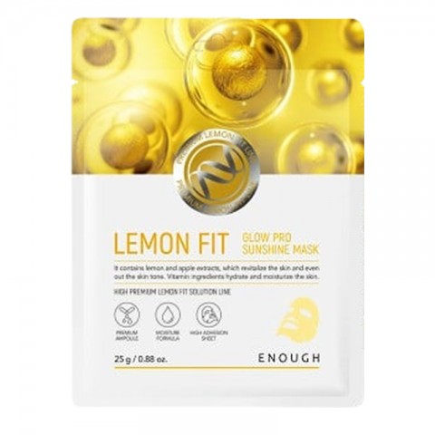 ENOUGH Lemon Fit Glow Sunshine Mask 1 dbIVET.HU - A te online butikod.