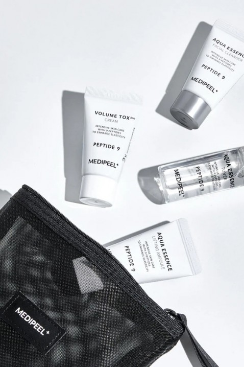 MEDI-PEEL Peptide 9 Aqua Essence Trial Kit (Cleanser15ml+Toner20ml+Ampoule15ml+Cream15g)IVET.HU - A te online butikod.