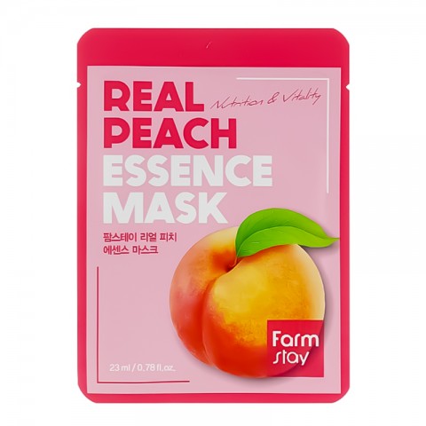 FarmStay Real Peach Essence Mask 1 dbIVET.HU - A te online butikod.