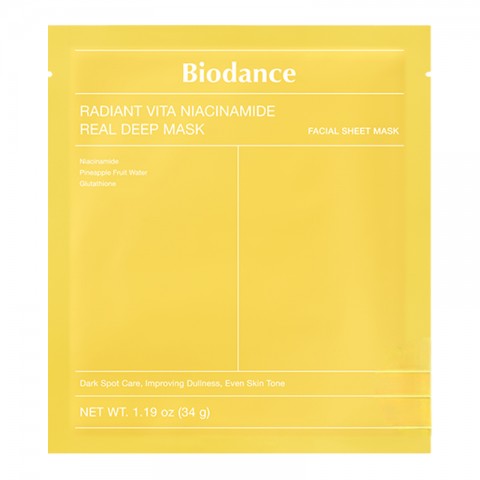 BIODANCE Radiant Vita Niacinamide Real Deep Mask 1 dbIVET.HU - A te online butikod.