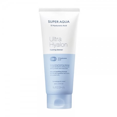 MISSHA Super Aqua Ultra Hyalron Cleansing Foam Hyaluronic, 200 mlIVET.HU - A te online butikod.