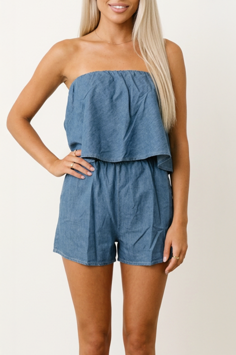BRAVERY BLUE női szett könnyű farmer anyagból, lezser szabással, Szín: denim, IVET.HU - A te online butikod.