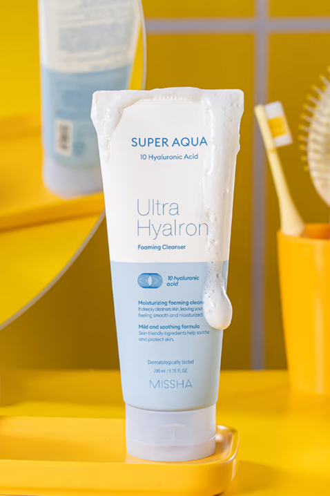 MISSHA Super Aqua Ultra Hyalron Cleansing Foam Hyaluronic, 200 mlIVET.HU - A te online butikod.