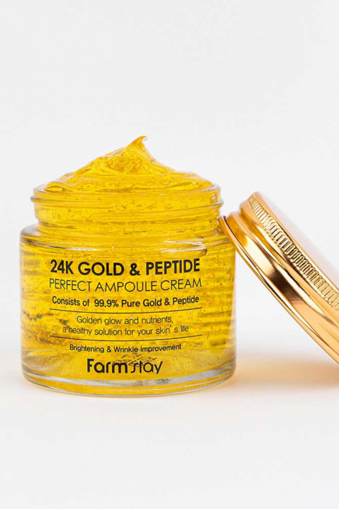 FarmStay 24K Gold & Peptide Perfect Ampoule Cream 80 mlIVET.HU - A te online butikod.
