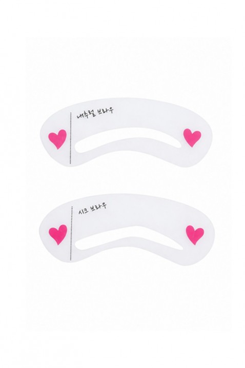 BROW SHAPE szemöldök készlet – 2 precíziós sablon, Szín: rózsaszín, IVET.HU - A te online butikod.