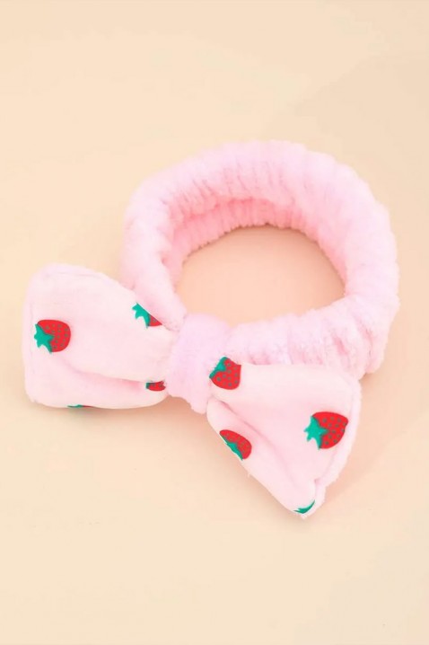 MAGLERIA PINK kozmetikai hajpánt dekoratív masnival, Szín: rózsaszín, IVET.HU - A te online butikod.