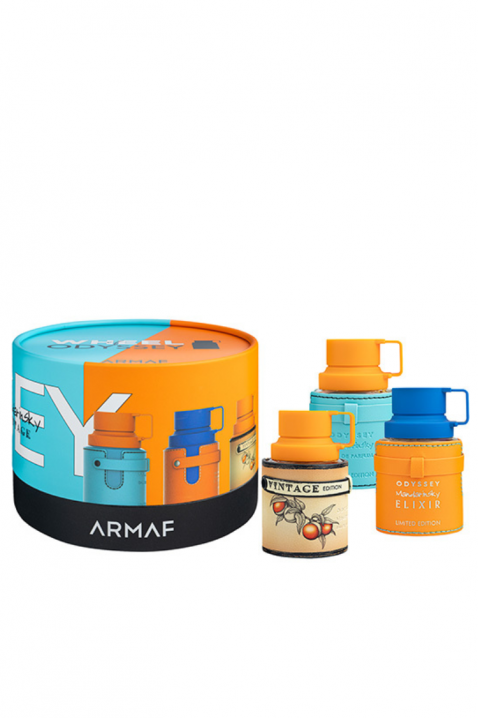 Armaf Odyssey Collection uniszex arab szett 3x Edp 30ml: Mandarin Sky, Mandarin Sky Elixir, Mandarin Sky VintageIVET.HU - A te online butikod.