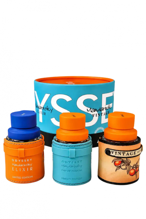 Armaf Odyssey Collection uniszex arab szett 3x Edp 30ml: Mandarin Sky, Mandarin Sky Elixir, Mandarin Sky VintageIVET.HU - A te online butikod.