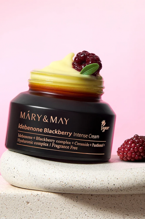 Mary&May Idebenone Blackberry Complex Intense Cream Anti-Aging Cream with Idebenone, 70 gIVET.HU - A te online butikod.
