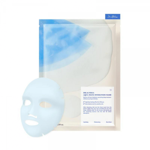 SET Sheet mask for face moisturizing with azulene and agave Aqua Blue Hydration MaskIVET.HU - A te online butikod.