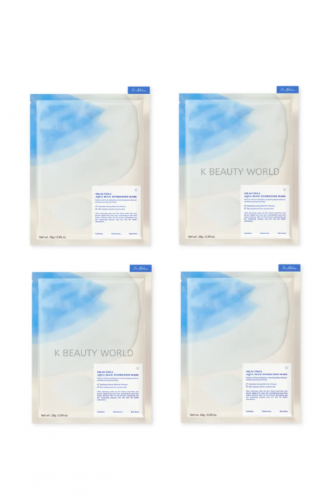 SET Sheet mask for face moisturizing with azulene and agave Aqua Blue Hydration MaskIVET.HU - A te online butikod.