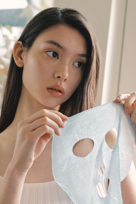 SET Sheet mask for face moisturizing with azulene and agave Aqua Blue Hydration MaskIVET.HU - A te online butikod.