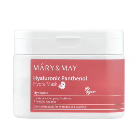 Mary&May Sheet masks with hyaluronic acid and panthenol Hyaluronic Panthenol Hydra Mask, 30 pcsIVET.HU - A te online butikod.