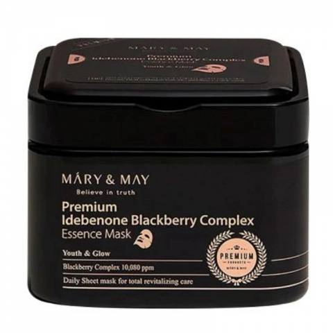 Mary&May Sheet masks with idebenone and blackberry complex Premium Idebenon Blackberry Complex EsIVET.HU - A te online butikod.