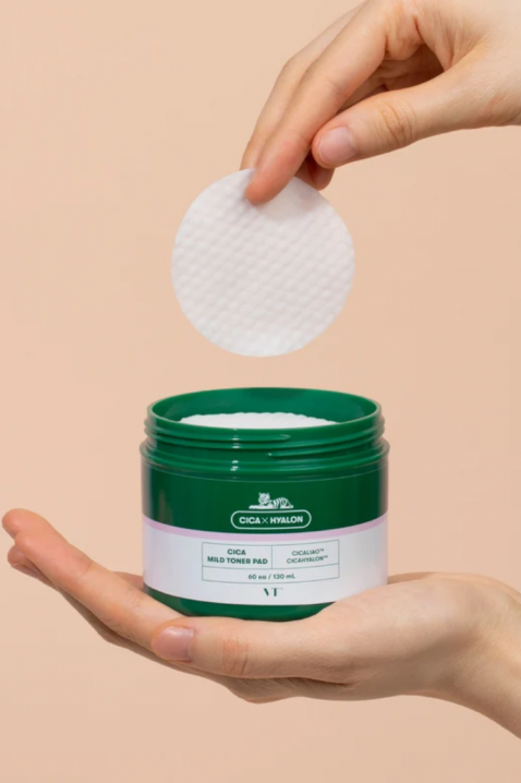 VT COSMETICS Cica Mild Toner Pad 60 pcsIVET.HU - A te online butikod.