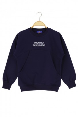 NOVENDI NAVY gyermek pulóver