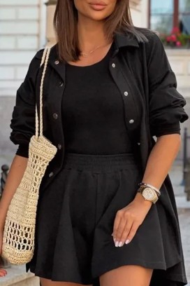 TROIMEKA BLACK szett