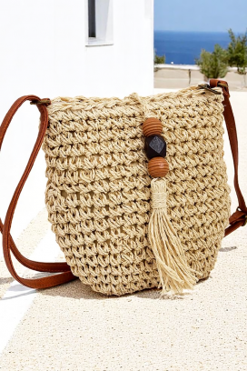 BROSELVA BEIGE strand táska