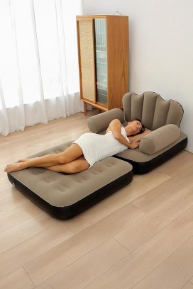 ORBY BEIGE Felfújható dönthető fotel