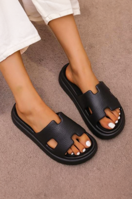 INIRSELVA BLACK női papucs