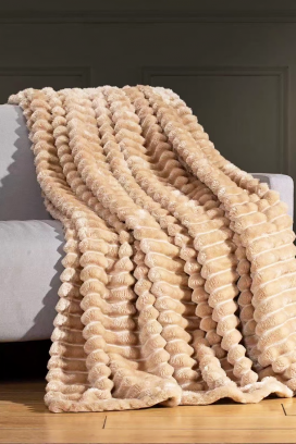 DIMFELDA BEIGE 200x220 cm pléd