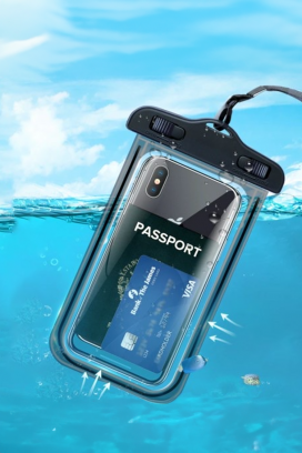 ZISY FEKETE vízálló mobiltelefon tok