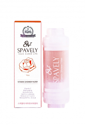 SPAVELY ROSE zuhanyszűrő rózsaillattal