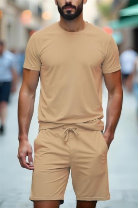 ZEKERDO BEIGE férfi szett