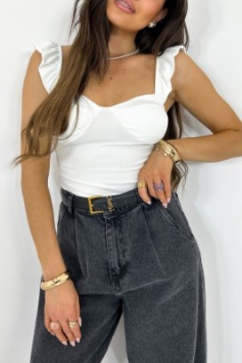SKLIVERZA WHITE top