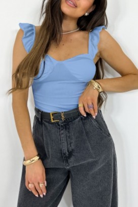 SKLIVERZA BLUE top