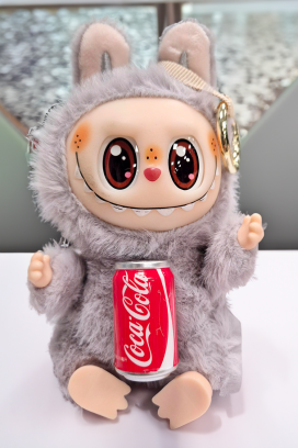 LABUBU COCA COLA GREY táska dísz