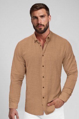MOLEZO CAMEL férfi ing