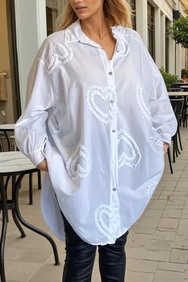 MADERINA WHITE női blúz
