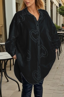 MADERINA BLACK női blúz