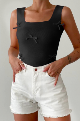 PLISIA BLACK top