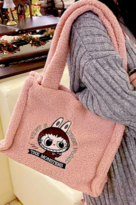 LABUBU MONSTERS PINK női táska