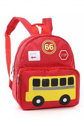 BUSCHOOL RED gyermek hátizsák