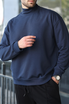 TOLIRO NAVY férfi pulóver