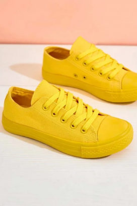 LEONEO YELLOW gyermek tornacipő