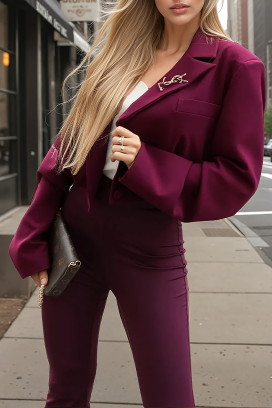 IVENDINA BORDO blézer