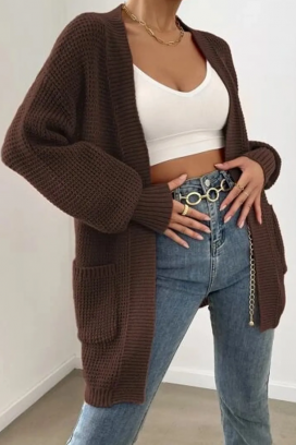VISTALFA BROWN kardigán