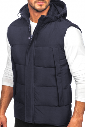 KONEKTO NAVY férfi mellény