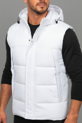 KONEKTO WHITE férfi mellény